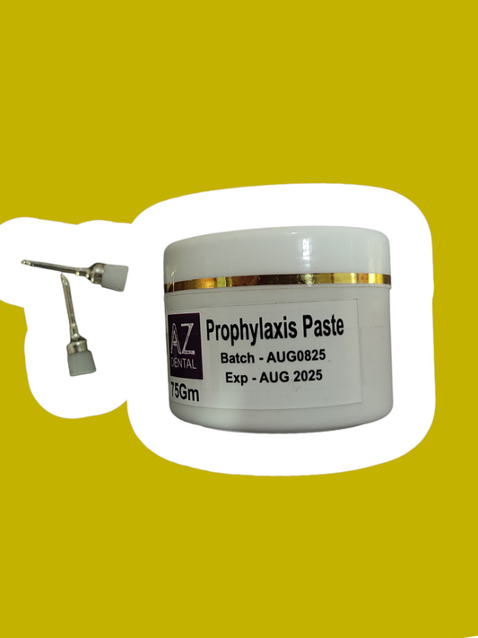Prophylaxis paste with 2 polishing brushes
